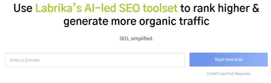 Clear call to action button on a webpage showing prominent placement and concise text